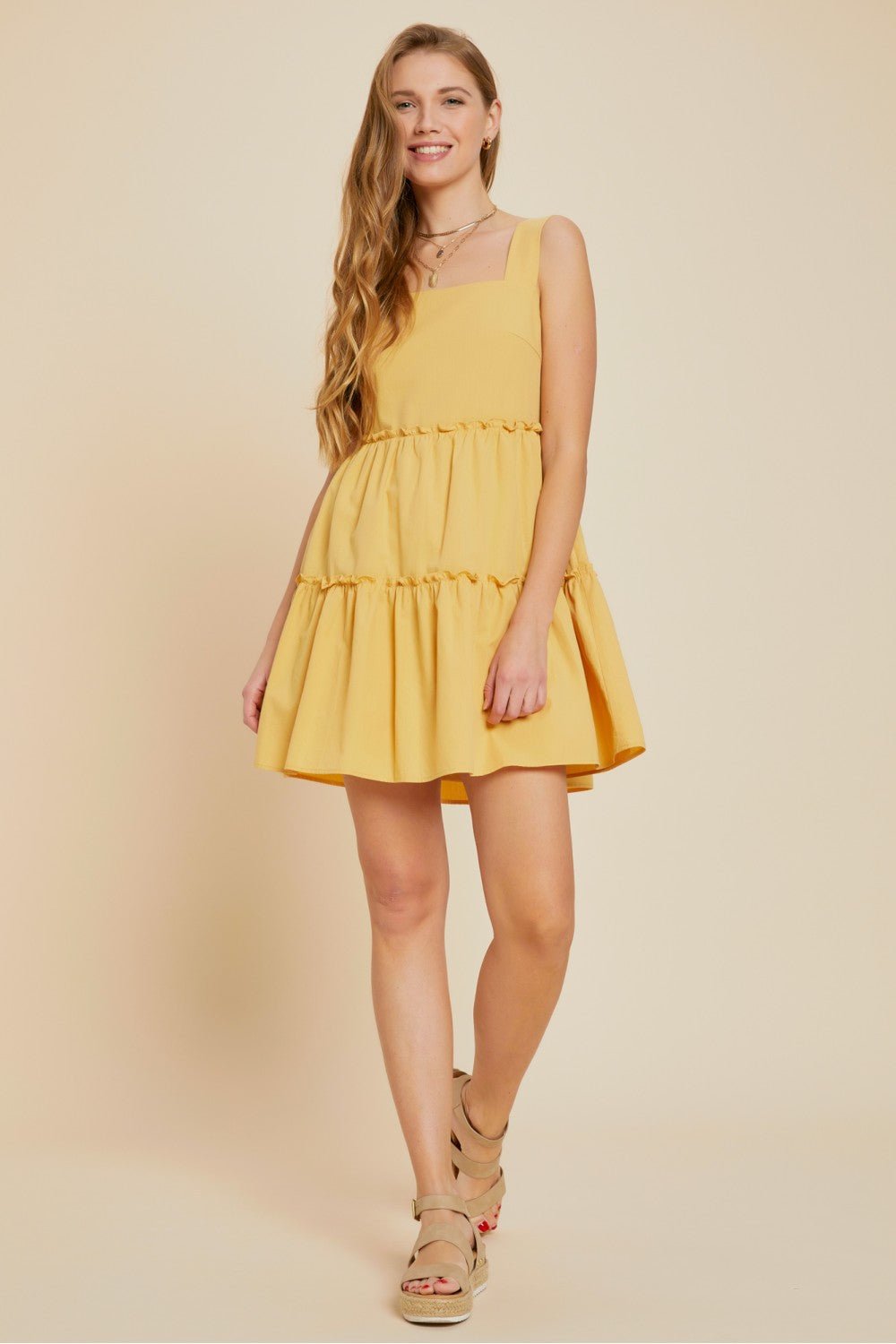 Mini Sundress Light Yellow